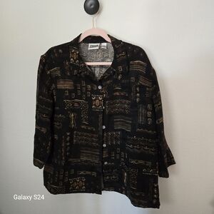 Chico's Design Jacket Sz 3